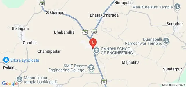Parala Maharaja Engineering College, Berhampur Map