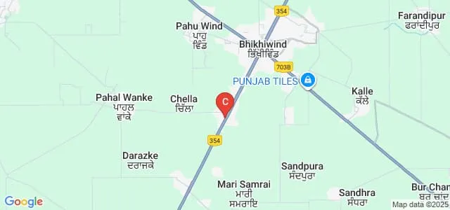 Government Polytechnic College, Bhikhiwind Map