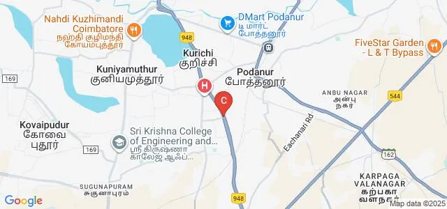 Rathinam School of Architecture, Coimbatore Map