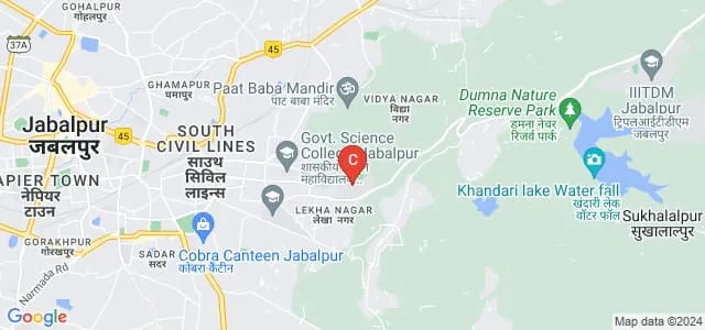 University Institute of Computer Science and Applications, Rani Durgavati Vishwavidyalaya, Jabalpur Map