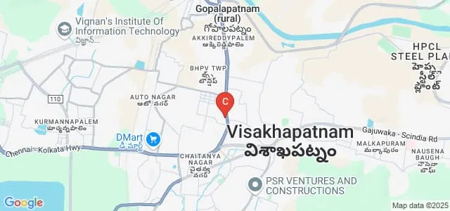 Sri Balaji Vidya Parishad Degree College, Visakhapatnam Map