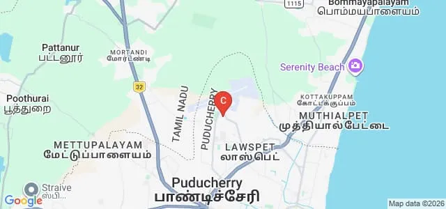 Tagore Arts College, Puducherry Map