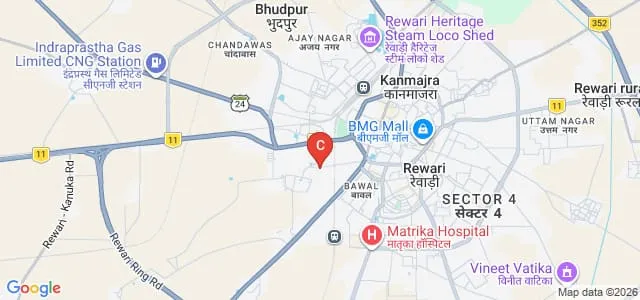 Rao Birender Singh College of Education, Rewari Map