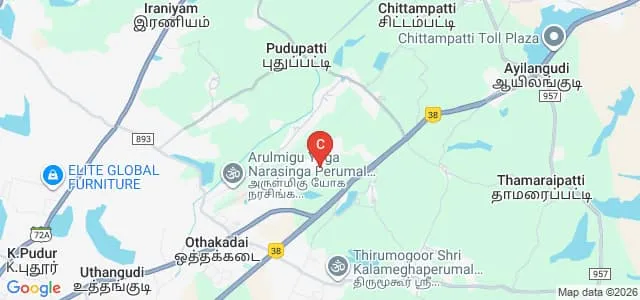 Agricultural College and Research Institute, Tamil Nadu Agricultural University, Madurai Map