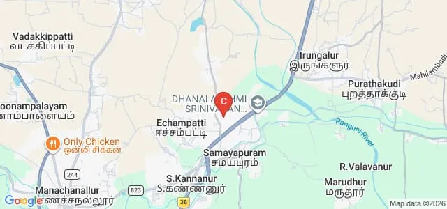 K Ramakrishnan College of Engineering, Tiruchirappalli Map