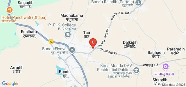 Panch Pargana Kisan College, Ranchi Map