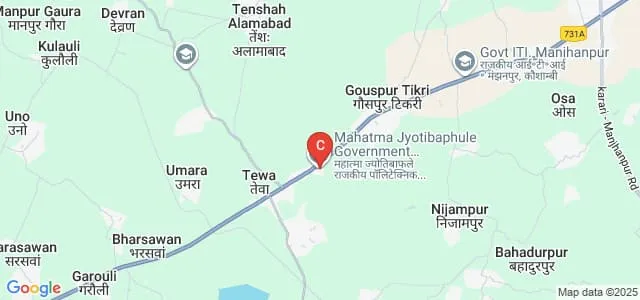 Mahatma Jyotiba Phule Government Polytechnic, Kaushambi Map