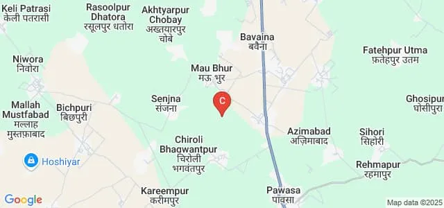 Shahzad Husain Degree College, Sambhal Map