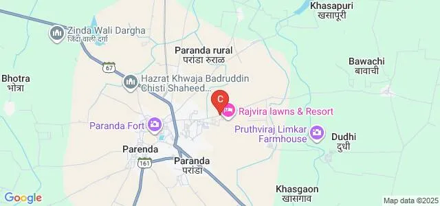 SGRG Shinde Mahavidyalaya, Paranda Map