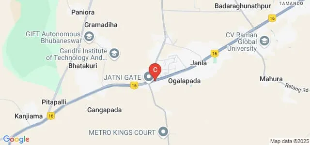 MITS School of Engineering, Khordha Map