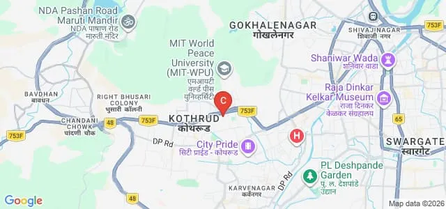 Bharati Vidyapeeth Institute of Pharmacy, Pune Map