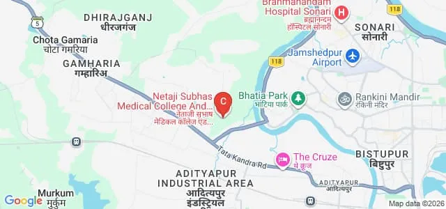 Netaji Subhas Medical College and Hospital, Jamshedpur Map