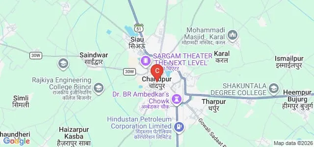 Dr Bhimrao Ambedkar Engineering College of Information Technology, Bijnor Map