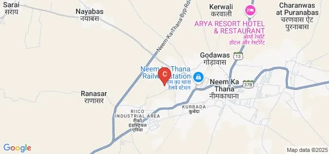 Mandiya College, Sikar Map