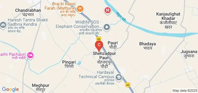 Eshan College of Management, Mathura Map