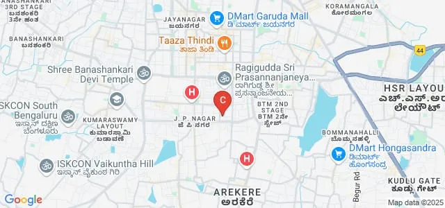 VET First Grade College, Bangalore Map