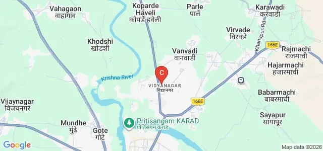 Yashwantrao Chavan College of Science, Karad Map