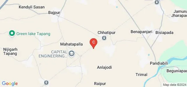 GIET Polytechnic, Khordha Map