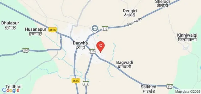 College of Agriculture, Darwha Map