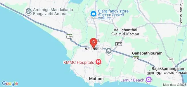 Sun Polytechnic College, Kanyakumari Map
