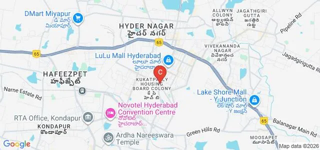Jubilee Institute of Fashion Designing, Hyderabad Map
