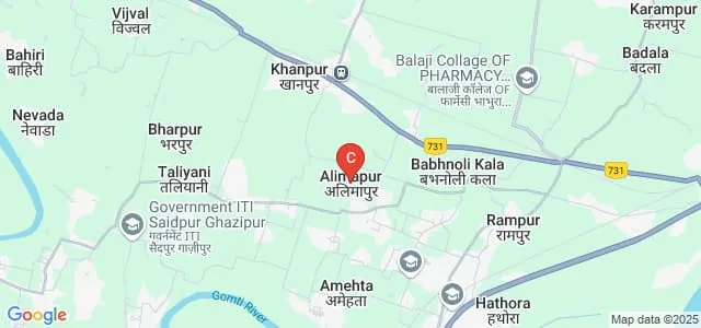 Maa Sudami Mahila Mahavidyalaya, Alimapur, Ghazipur Map