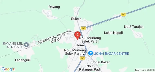 Murkong Selek College, Jonai Map