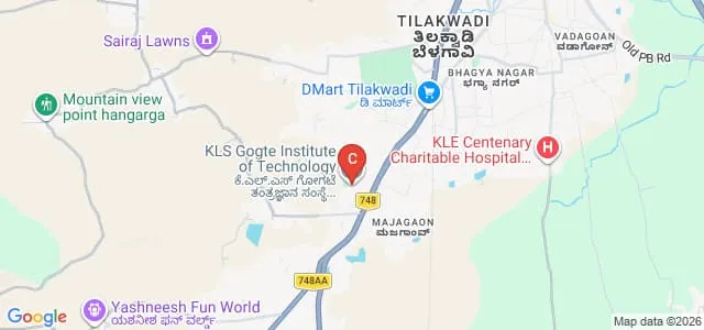 KLS Gogte Institute of Technology, Belagavi Map