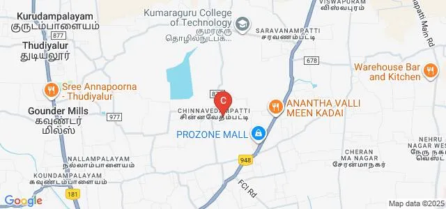 CMS Academy of Management and Technology, Coimbatore Map