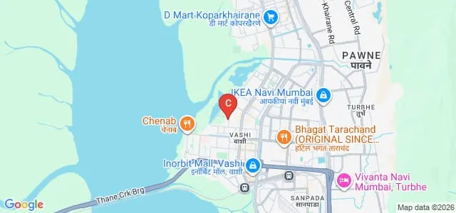 HB B Ed College, Vashi Map