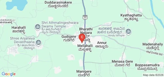 G Madegowda Institute of Technology, Mandya Map