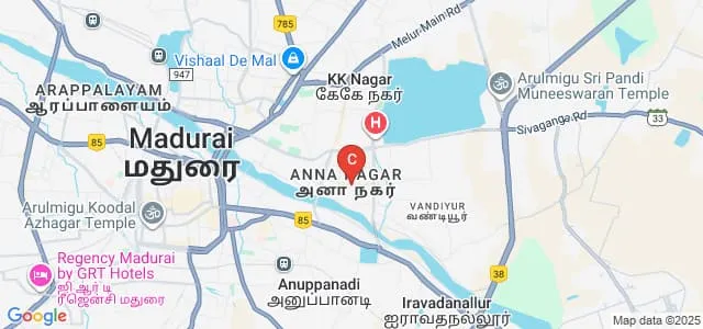 Ambiga College of Arts and Science for Women, Madurai Map