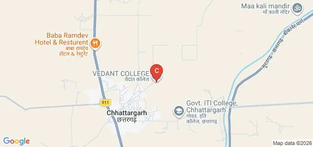 Vedant Sikshan Prasikshan Mahavidyalaya, Bikaner Map
