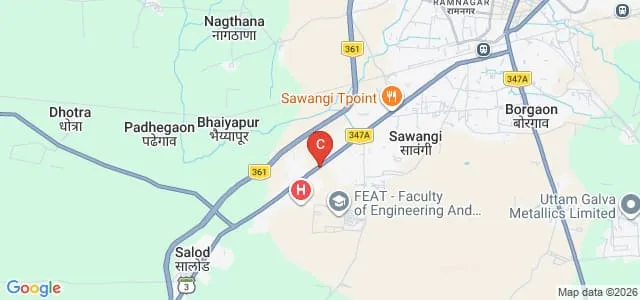 Faculty of Engineering and Technology, Datta Meghe Institute of Engineering Technology and Research, Wardha Map