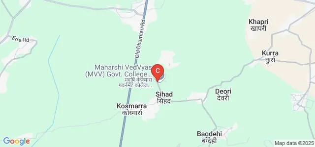 Maharshi Ved Vyas Government PG College, Bhakhara Map