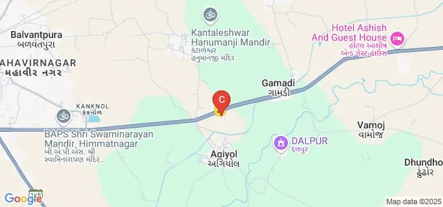 Grow More Institute of MSW, Himmatnagar Map