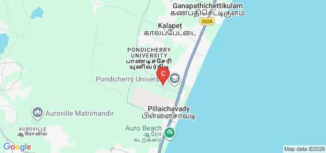 Directorate of Distance Education, Pondicherry University, Pondicherry Map