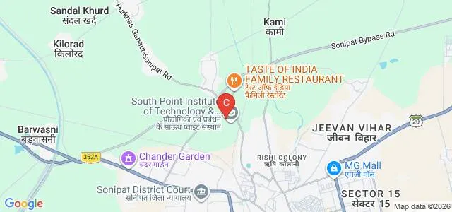 Mange Ram Womens College of Education, Sonepat Map