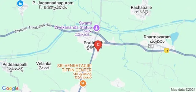 Naipunya Degree College, Prathipadu Map