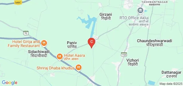 Shamrao Patil Institute of Ayurveda Research Center and Hospital, Paniv Map