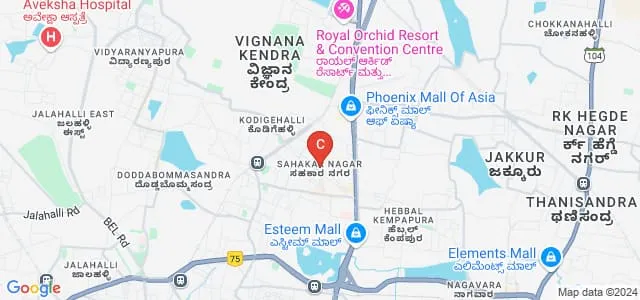 National School of Fashion Arts and Design, Bangalore Map