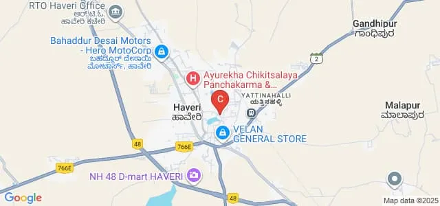 Rural Polytechnic, Haunsbhavi Map