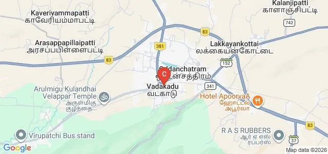 Sakthi Institute of Teacher Education and Research, Palakanuthu Map