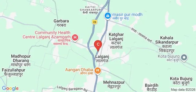 SK Mishra College of Pharmacy, Azamgarh Map
