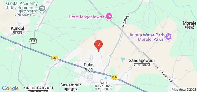 Bharati Vidyapeeth Institute of Technology Polytechnic, Palus Map