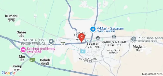 Rohtas Mahila College, Sasaram Map