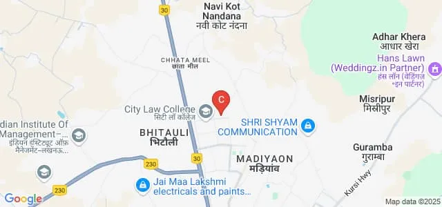 Centre for Advanced Studies, Lucknow Map
