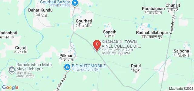 Ainel Primary Teachers Training Institute, Hooghly Map