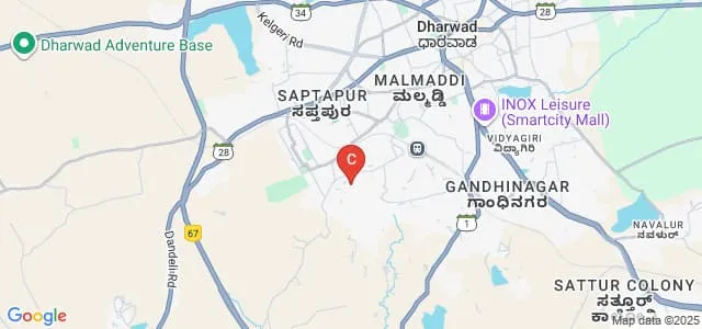 Sri CB Yeligar Polytechnic, Dharwad Map