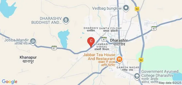 ASPMS K T Patil College of Pharmacy, Osmanabad Map